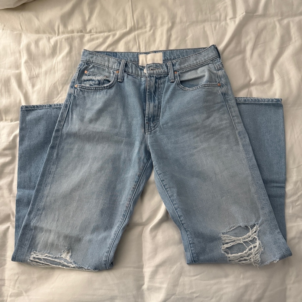 MOTHER Light Blue Denim Jeans